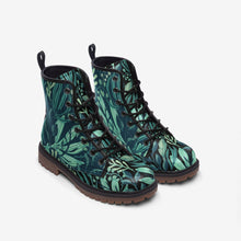 Load image into Gallery viewer, Green Fauna Vegan Leather Boots
