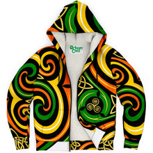 Load image into Gallery viewer, Celtic Spiral Cosy Zip Hoodie
