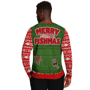 Merry Fishmas Ugly Christmas Sweatshirt