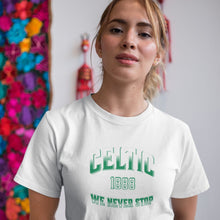 Load image into Gallery viewer, Celtic We Never Stop T-shirt
