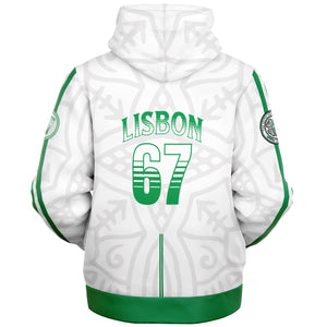 Lisbon Lions Fleece Lined Zip Hoodie