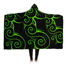 Load image into Gallery viewer, Celtic Waves Hooded Blanket
