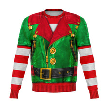 Load image into Gallery viewer, Santa Biker Helper Ugly Christmas Sweatshirt
