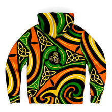 Load image into Gallery viewer, Celtic Spiral Cosy Zip Hoodie

