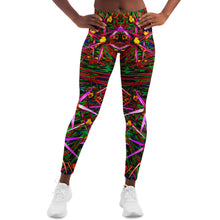 Load image into Gallery viewer, Psychedelic Leaves Leggings
