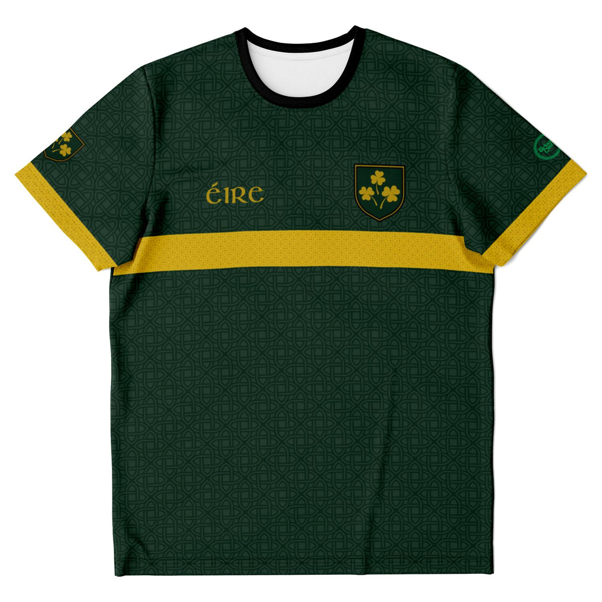 Eire Premier Green-Gold Jersey, Custom Ireland Rugby, Soccer Jersey ...