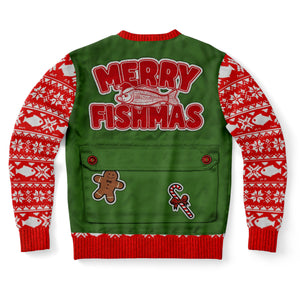 Merry Fishmas Ugly Christmas Sweatshirt