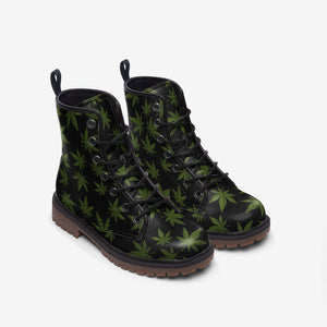 Glorious Leaves Vegan Leather Boots