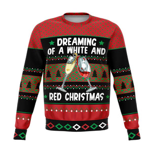 Red and White Ugly Christmas Sweatshirt
