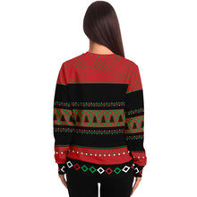 Load image into Gallery viewer, Red and White Ugly Christmas Sweatshirt
