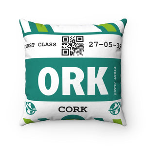 Cork Airport Square Pillow