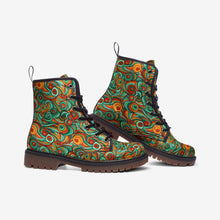 Load image into Gallery viewer, Colourful Waves Vegan Leather Boots
