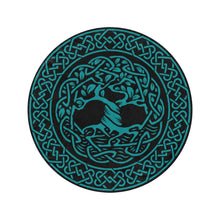 Load image into Gallery viewer, Celtic Norse Tree of Life Circular Blanket
