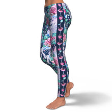 Load image into Gallery viewer, Unicorn Roses Leggings
