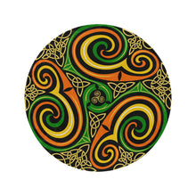 Load image into Gallery viewer, Celtic Spiral Circular Fleece Blanket

