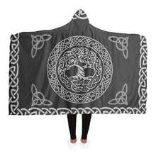 Load image into Gallery viewer, Celtic Tree of Life Hooded Blanket
