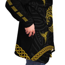 Load image into Gallery viewer, Luxury Celtic Style Hooded Cloak
