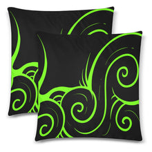 Load image into Gallery viewer, Celtic Waves Pillow Cases 18&quot;x 18&quot;  (Set of 2)

