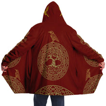 Load image into Gallery viewer, Odin&#39;s Raven Luxury Cloak
