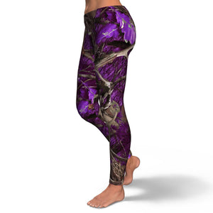 Purple Woodland Yoga Leggings - Urban Celt