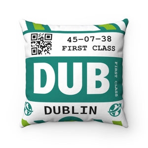 Dublin Airport Square Pillow
