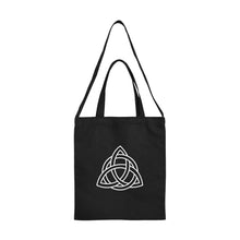 Load image into Gallery viewer, Celtic Knot Black Tote Bag

