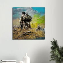 Load image into Gallery viewer, Never to Return Original Canvas Print 60x60cm
