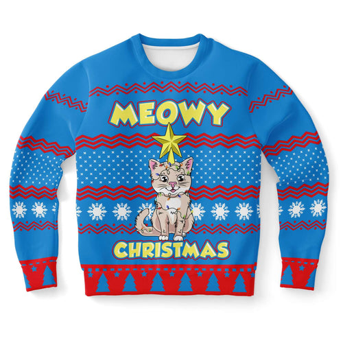 Funny Cat Love Christmas Sweatshirt - Urban Celt