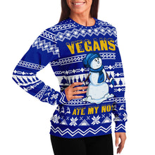 Load image into Gallery viewer, Vegans Ate My Nose Christmas Sweatshirt
