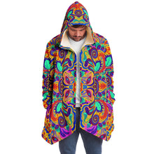 Load image into Gallery viewer, Funky Psychedelic Fleece Lined Cloak
