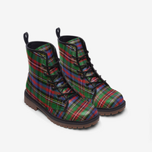 Load image into Gallery viewer, Highland Plaid Vegan Leather Boots
