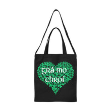 Load image into Gallery viewer, Grá Mo Chroí, Love of My Heart Canvas Tote
