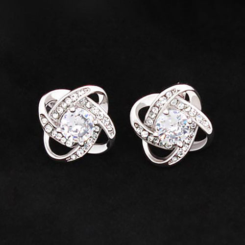 Love Knot Stud Earrings - Urban Celt
