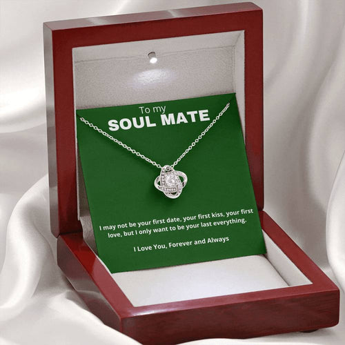 To My Soul Mate Celtic Love Knot Necklace - Urban Celt
