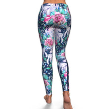 Load image into Gallery viewer, Unicorn Roses Leggings

