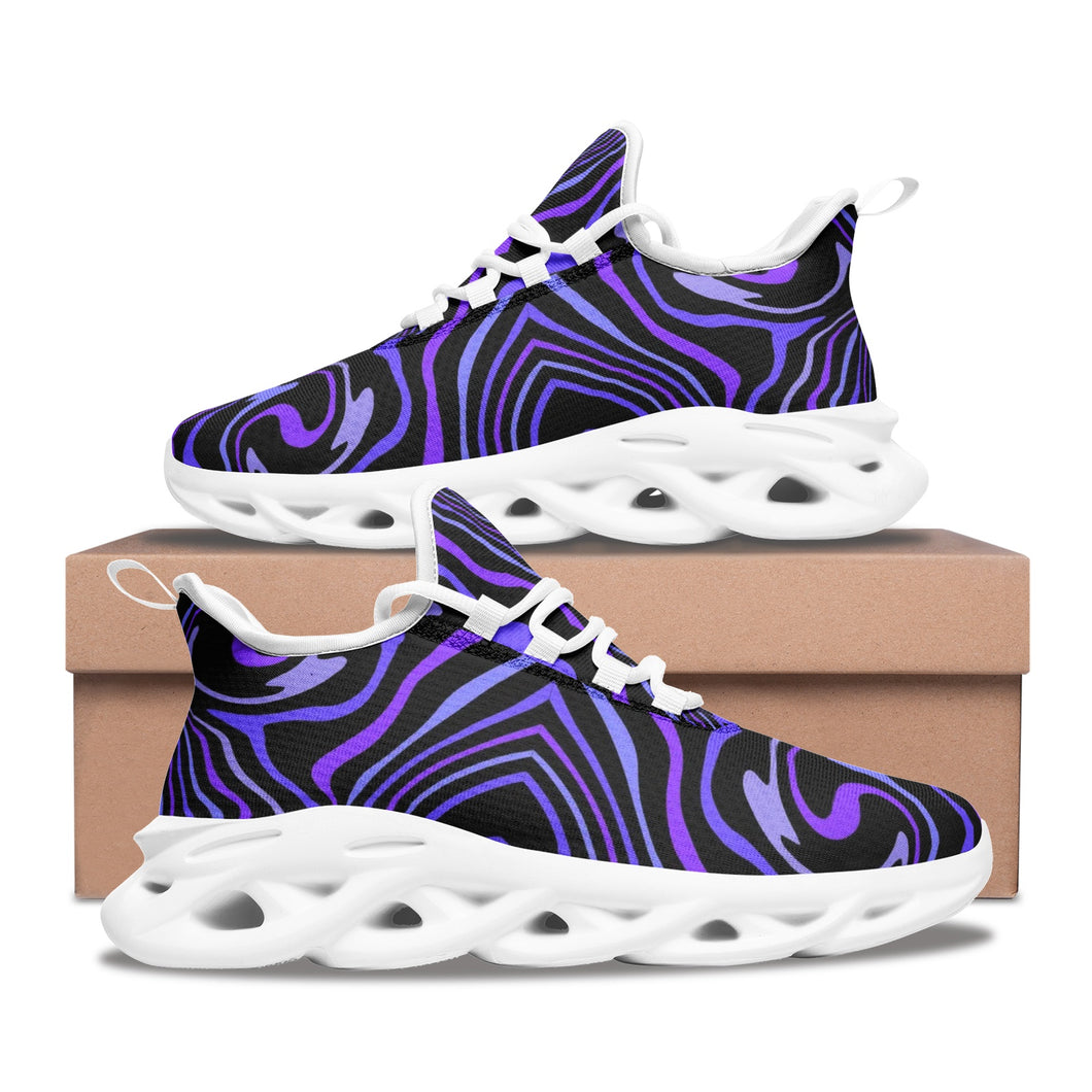 Psychedelic Waves Bounce Sneakers