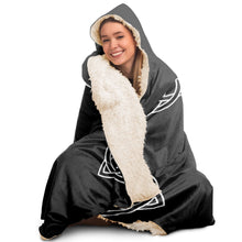 Load image into Gallery viewer, Celtic Knot Premium Sherpa Hooded Blanket B-W - Urban Celt
