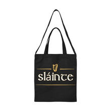 Load image into Gallery viewer, Sláinte Irish Style Canvas Tote Bag
