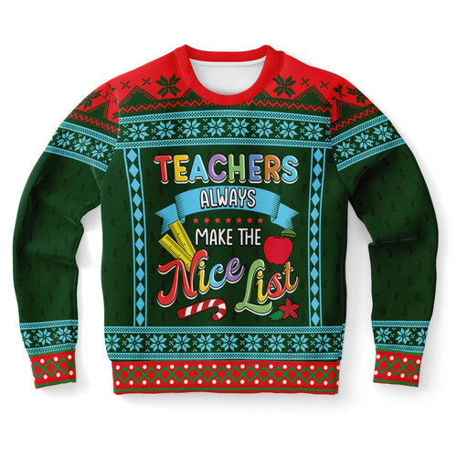 Funny Teacher Christmas Sweatshirt - Urban Celt