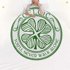 Celtic - You'll Never Walk Alone Circular Blanket
