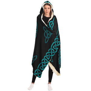 Norse Tree of Life Hooded Blanket