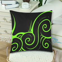 Load image into Gallery viewer, Celtic Waves Pillow Cases 18&quot;x 18&quot;  (Set of 2)
