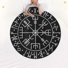 Load image into Gallery viewer, Viking Compass Micro Fleece Blanket 60&quot;
