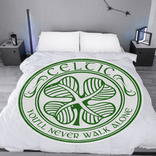 Load image into Gallery viewer, Celtic - You&#39;ll Never Walk Alone Circular Blanket
