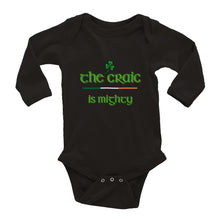 Load image into Gallery viewer, The Craic is Mighty Long Sleeve Onesie
