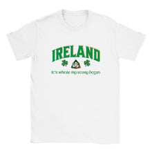 Load image into Gallery viewer, Ireland Where My Story Began T-shirt
