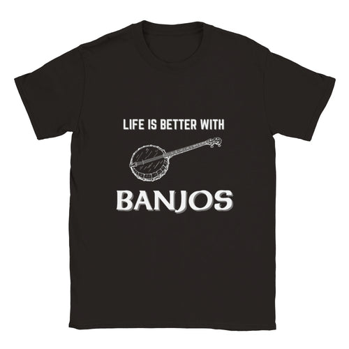 Life is Better with Banjos T-shirt - Urban Celt