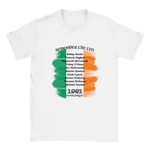 Load image into Gallery viewer, 1981 Hunger Strikes Anniversary T-shirt
