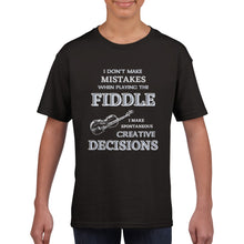 Load image into Gallery viewer, Classic Kids Fiddle Music T-shirt
