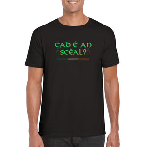 Cad é an scéal T-shirt